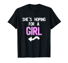 Load image into Gallery viewer, Mens Gender reveal matching shirts for mom and dad gender party
