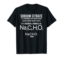 Load image into Gallery viewer, Nacho Chemical Formula Periodic Table Funny Cheese Shirt
