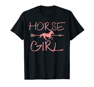 Funny Horse Girl Tee Shirts Horseback Riding Equestrian Tees