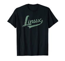 Load image into Gallery viewer, Linux IT Systems Engineer Nerd Geek Throwback T Shirt

