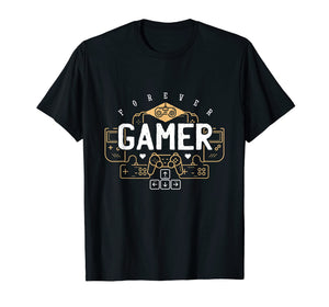 Forever Gamer Vintage & Modern Video Game Controllers Shirt