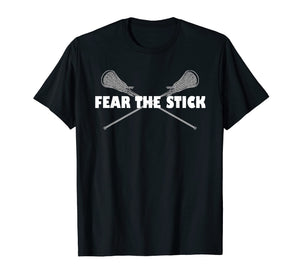 Lacrosse Fear the Stick LAX Practice Lacrosse Coach Gift