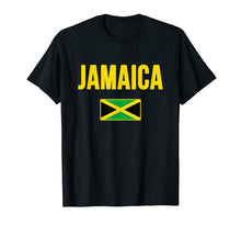 Load image into Gallery viewer, Jamaican Flag T-shirt Jamaica Souvenir Gift
