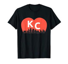 Load image into Gallery viewer, KC Heart Vintage Kansas City Cityscape Shirt
