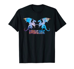 Fractal Fantasy Dragons Imagine Big Fan Dragon Lover gift