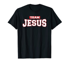 Load image into Gallery viewer, Team Jesus Weathered And Distressed Christian T-Shirt
