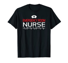 Load image into Gallery viewer, ER nurse shirt cute emergency room nurse tshirt gifts
