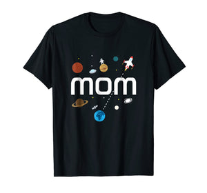 Mom Outer Space Birthday Party T-Shirt