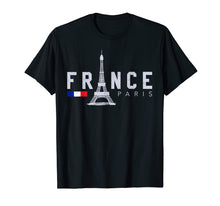Load image into Gallery viewer, France Paris T-Shirt French Flag Eiffel Tower Souvenir Gift
