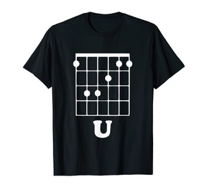 Funny Guitar Shirt - F Chord Funny Guitar T-shirt