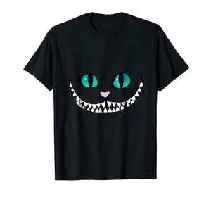 Cheshire Cat T-Shirt - Grinning Invisible Cat Tee Halloween