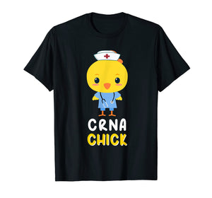 CRNA Chick Anesthesia Shirt with Stethoscope For Mothers Day