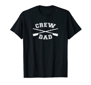 Mens Crew Dad T-Shirt Fathers Day Shirt Rowing Coxswain Sculling