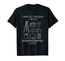 Load image into Gallery viewer, Photography Lover Gift T-Shirt Funny Camera Photographer Tee
