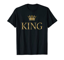 Load image into Gallery viewer, King Gold Crown Birthday T-Shirt
