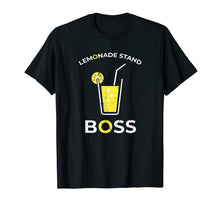 Load image into Gallery viewer, Cute Lemonade Stand Boss Business Entrepreneur Shirt
