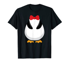 Load image into Gallery viewer, Penguin Costume T Shirt Halloween Outfit Bowtie Cute Animal
