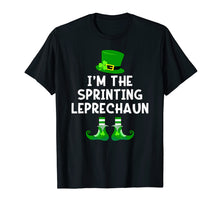 Load image into Gallery viewer, Sprinting Leprechaun T-shirt St Patrick's Day Sprinter Tee
