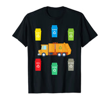 Load image into Gallery viewer, Recycling Trash Garbage Truck T Shirt Funny Toddler Boy Kids
