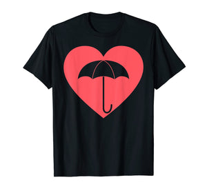 Love umbrella heart family summer academy coral 2019 Tshirt