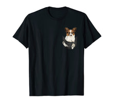 Load image into Gallery viewer, Papillon in pocket tee shirts
