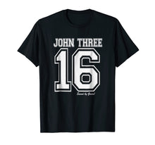 Load image into Gallery viewer, John 3:16 Christian Religious Salvation Gospel Bible T-shirt
