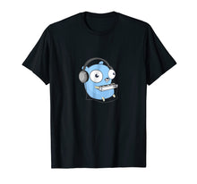 Load image into Gallery viewer, Go Developer Tee golang music gopher tshirt
