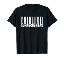 Load image into Gallery viewer, Piano Player Shirt Piano Ninja Band Musician Gift
