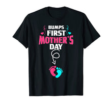 Load image into Gallery viewer, Bumps First Mother's day Shirt Pregnant Mom Expecting Baby
