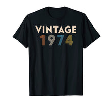 Load image into Gallery viewer, 45th Birthday Gifts - Vintage 1974 Classic T-Shirt Women Men
