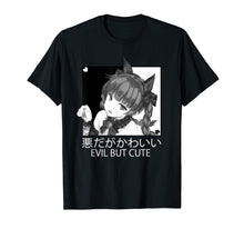 Load image into Gallery viewer, Evil But Cute Anime Shirt, Nu Goth, Senpai, Hentai, Ahegao
