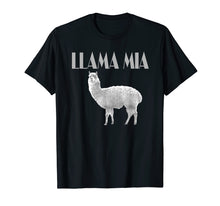 Load image into Gallery viewer, Funny Italian Farm T-Shirt Llama Mia
