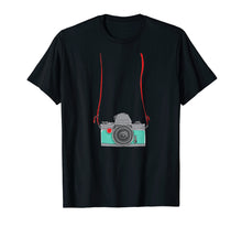 Load image into Gallery viewer, Fake Tourist Camera Shirt Fun Holiday Vacation Photographer
