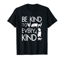Load image into Gallery viewer, Be Kind to Every Kind: Vegan Vegetarian Animal Lover Shirt
