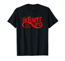 Load image into Gallery viewer, infinite lists shirt
