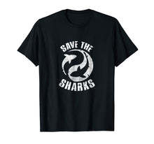 Load image into Gallery viewer, Save the Sharks Protect Ocean Scuba Diving Apnea Dive Shirt
