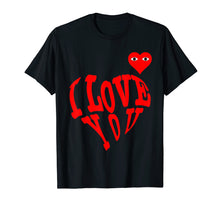 Load image into Gallery viewer, Heart For Comme Lovely In The Des Gift T-Shirt Of Garcon Tee
