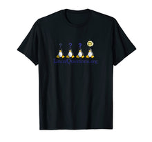 Load image into Gallery viewer, LinuxQuestions.org Logo on Front T-Shirt
