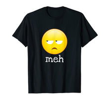 Load image into Gallery viewer, Meh Bored Emoji Face T-Shirt
