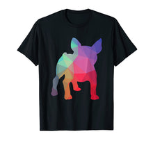 Load image into Gallery viewer, French Bulldog Poly Design Dog Lovers T-Shirt
