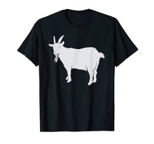 Load image into Gallery viewer, Goat Silhouette graphic T-shirt best funny cool emoji gift
