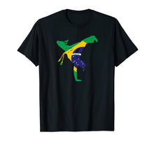 Load image into Gallery viewer, Flag of Brazil Capoeira T-Shirt
