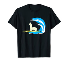 Load image into Gallery viewer, LLama Animal Surfer T-Shirt Men Women Kids
