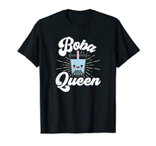 Load image into Gallery viewer, Boba Queen Shirt Cute Kawaii Funny Bubble Tea Shirt
