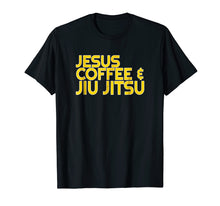 Load image into Gallery viewer, Jesus Coffee Jiu Jitsu Shirt for Christian Martial Arts
