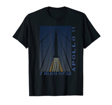 Load image into Gallery viewer, Shockwaves Apollo 11 | Saturn V Retro Gradient Space T-Shirt
