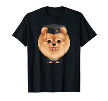 Load image into Gallery viewer, Orange Pomeranian Graduation T-Shirt
