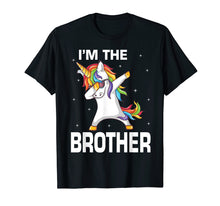 Load image into Gallery viewer, Unicorn Man Dabbing I'm The Brother Father Day Retro Shirt
