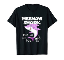 Load image into Gallery viewer, Meemaw Shark T-Shirt Mother Grandma Halloween Christmas
