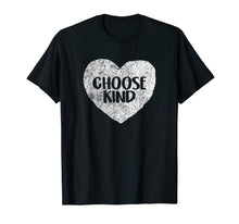 Load image into Gallery viewer, Anti Bullying Choose Kind Shirt Teacher T-Shirt Heart Helmet
